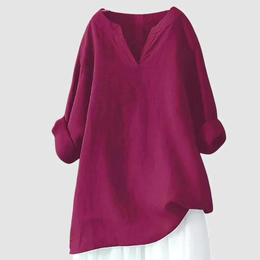 Nicole – Elegante blusa tunic para dama