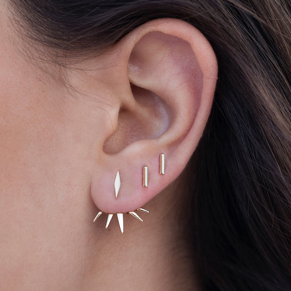 Pendientes de espiga - Pendientes minimalistas