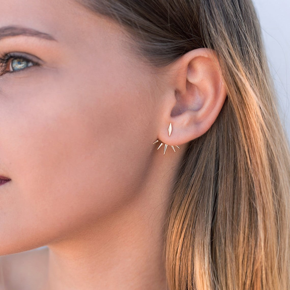 Pendientes de espiga - Pendientes minimalistas
