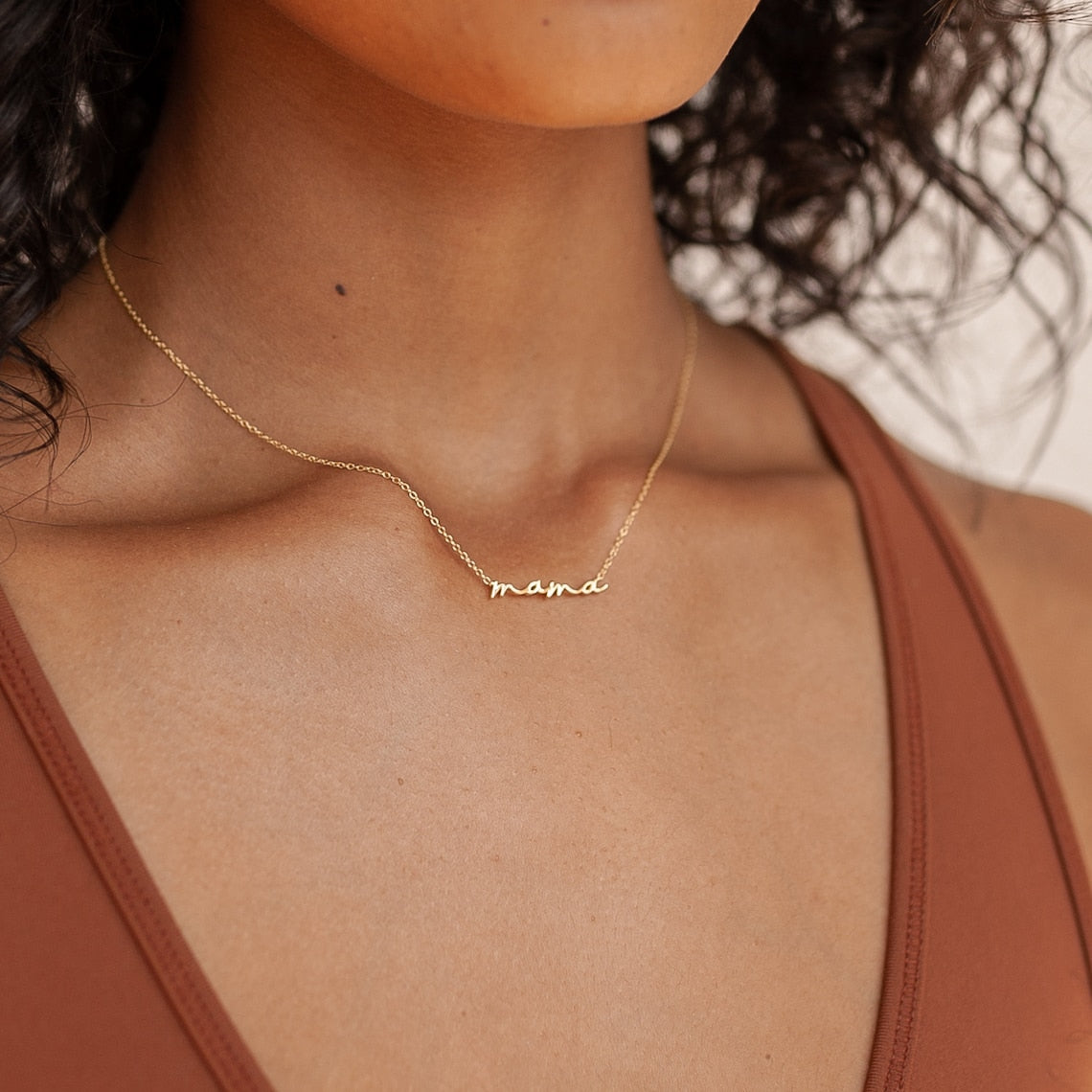 Collar delicado de mamá - collar de mamá