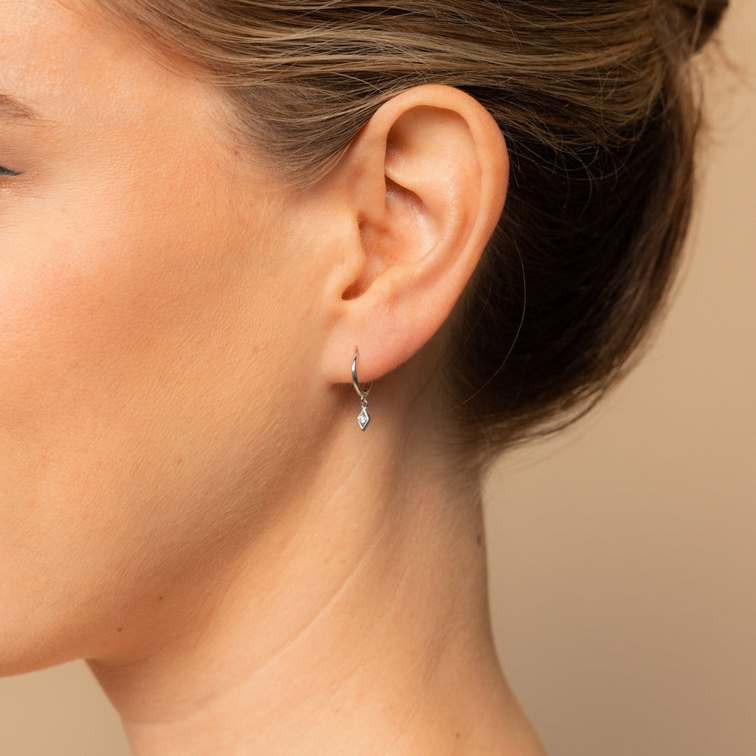 Pendientes Colgantes - Pendientes Delicados de Diamantes