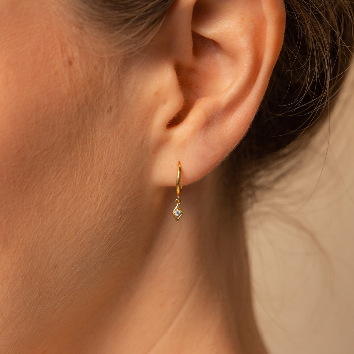 Pendientes Colgantes - Pendientes Delicados de Diamantes
