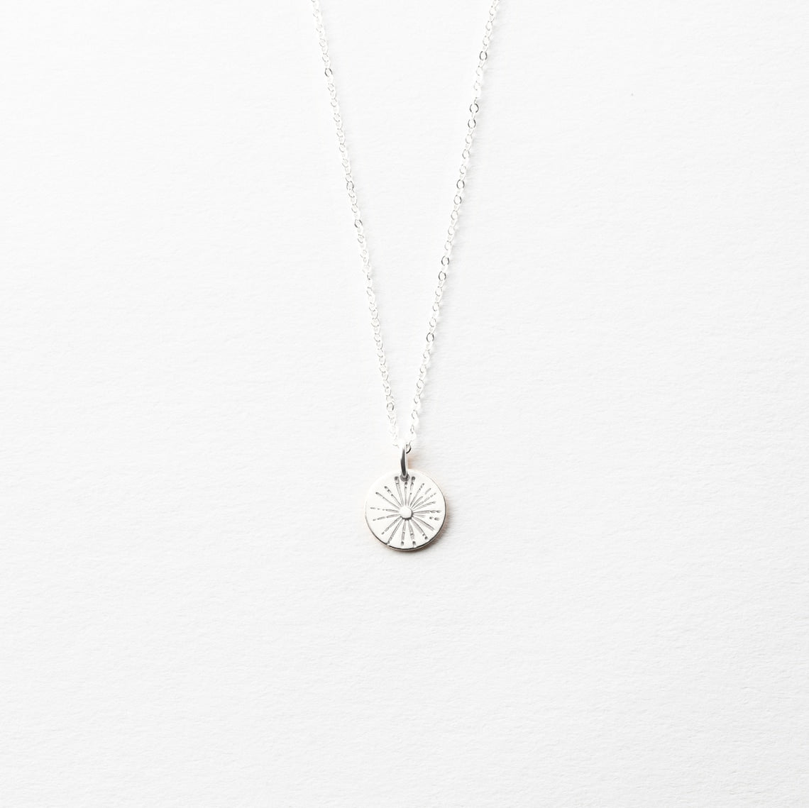 Collar de rayo de sol - Collar con pequeños colgantes de sol