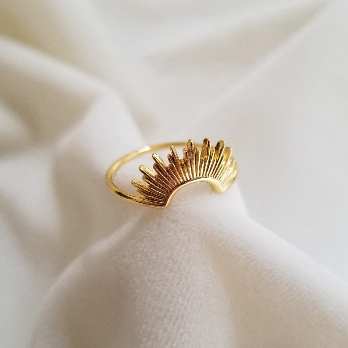 Anillo Rayos de Sol - Anillo Sol Naciente