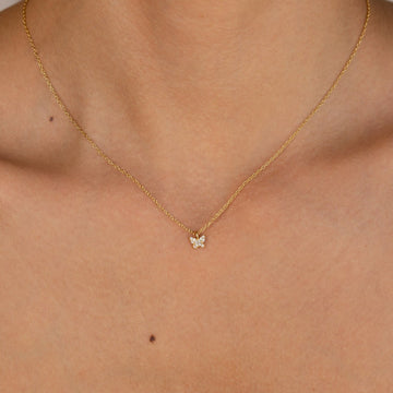 Mandy – Collar de Mariposa Pavé