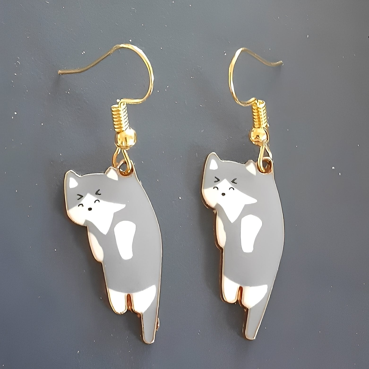 Kate – Pendientes colgantes de gato