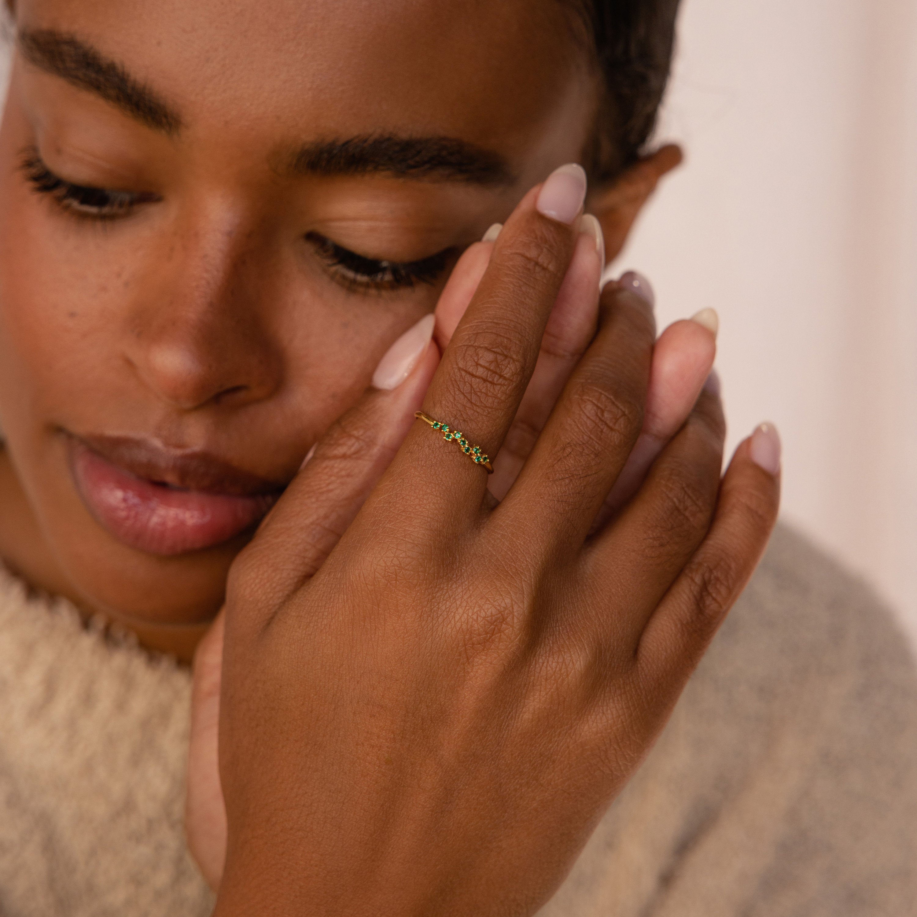 Lila – Anillo pequeño de clúster