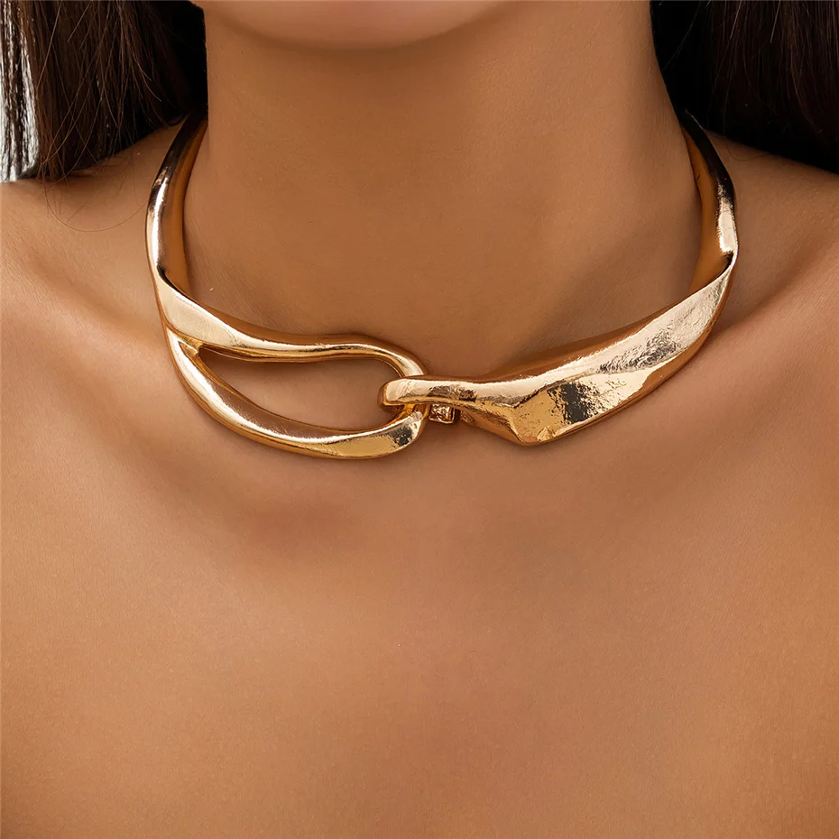 Ariane – Collar dorado de estilo vintage