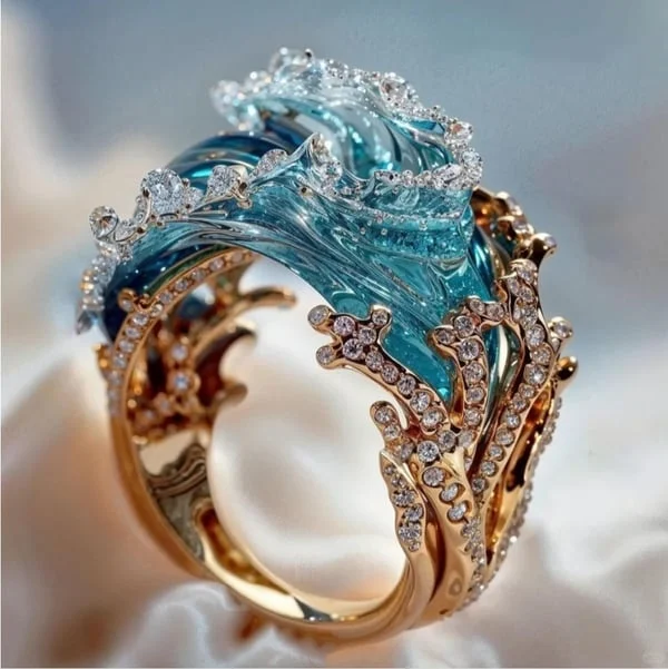 Mireya – Anillo con el susurro eterno del mar