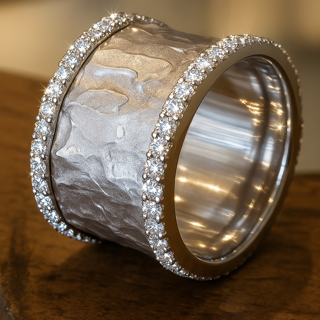 Lina – Anillo Vintage de Plata con Circonitas
