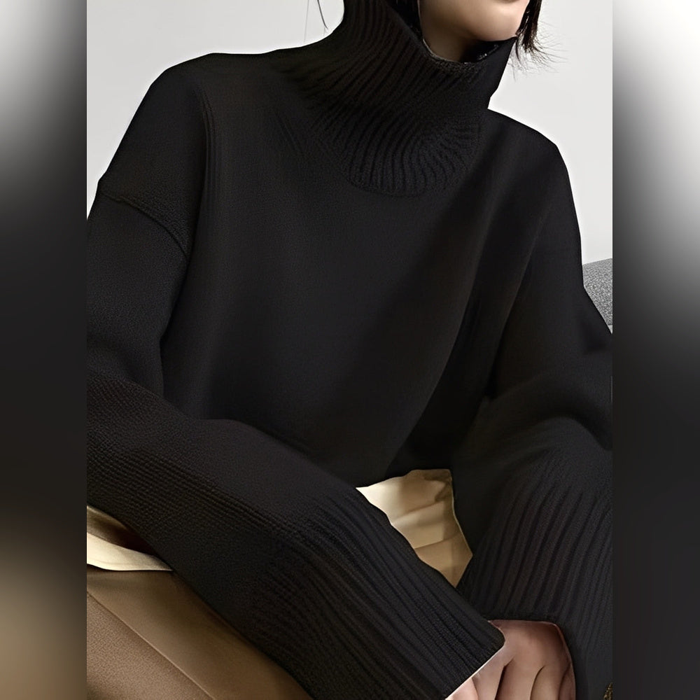 Yvette – Pullover con cuello alto para mujeres