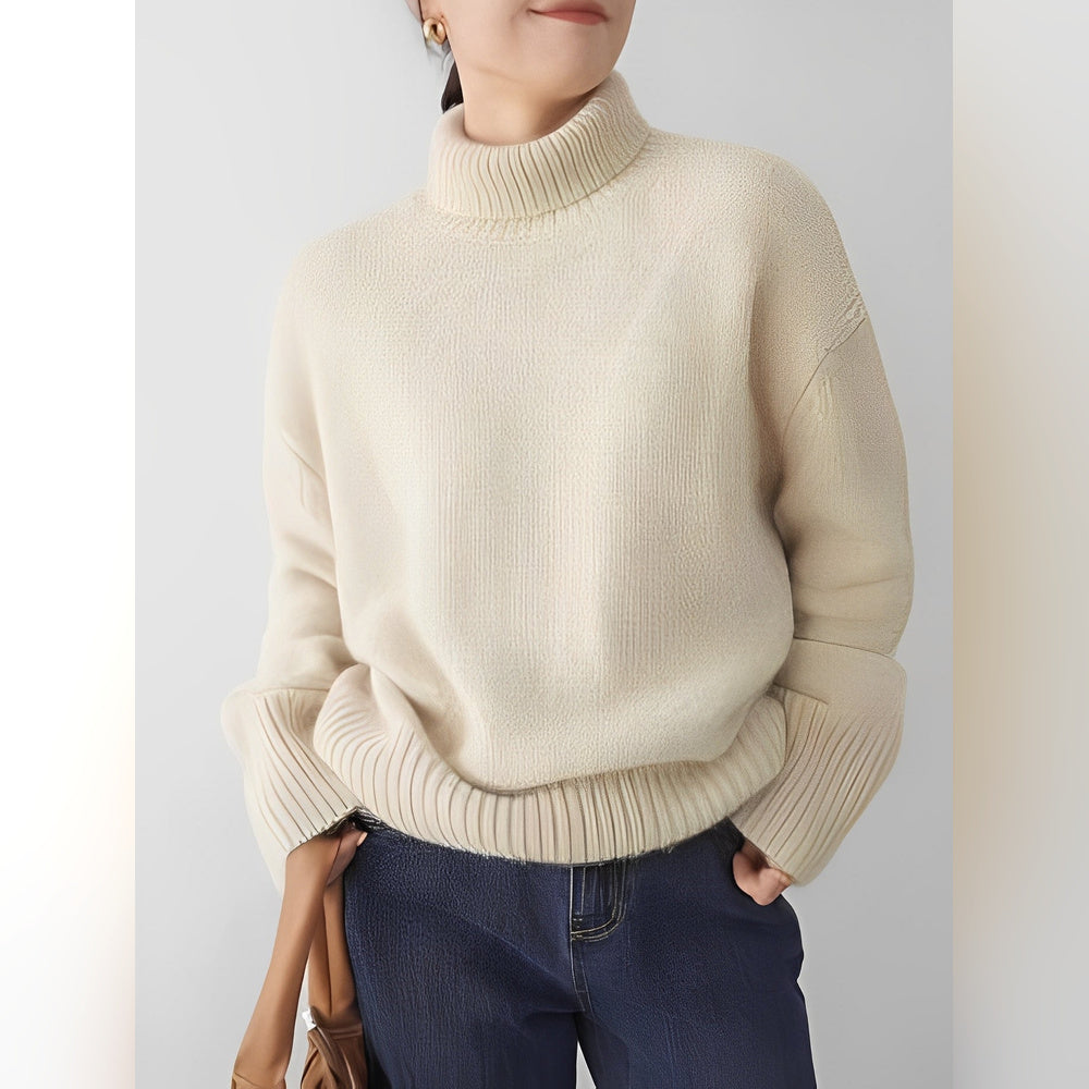 Yvette – Pullover con cuello alto para mujeres