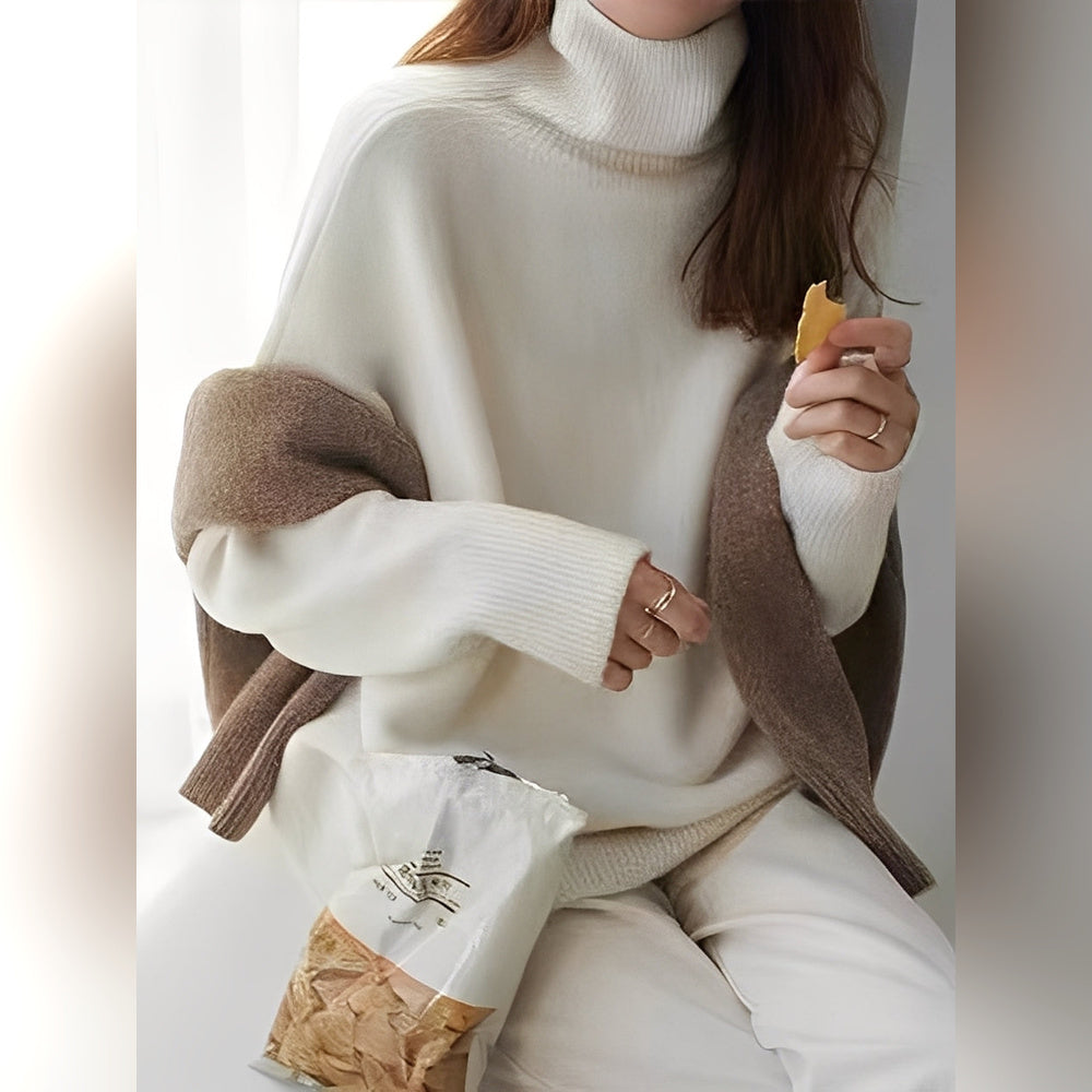 Yvette – Pullover con cuello alto para mujeres