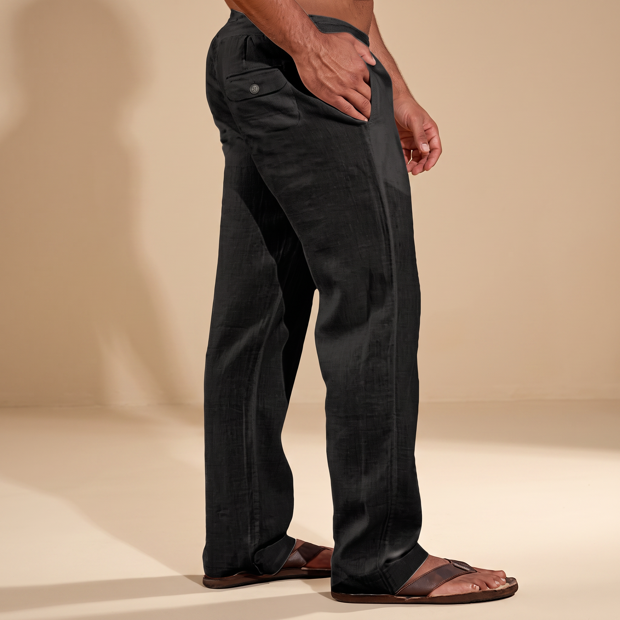 Elias - Pantalones Rectos Relajados