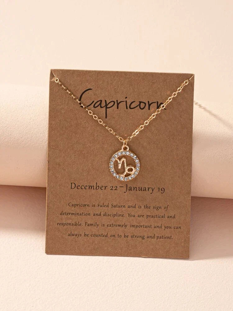 Collar de signo zodiacal - Collar de signo zodiacal Astrology Girl