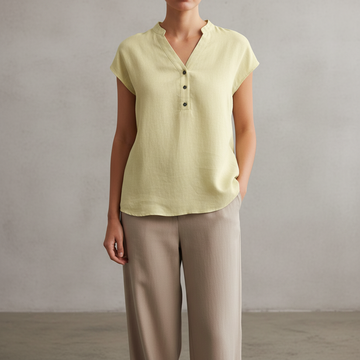 Natasha - Blusa Casual y Confortable de Manga Corta