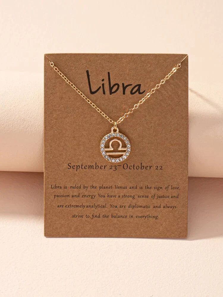 Collar de signo zodiacal - Collar de signo zodiacal Astrology Girl