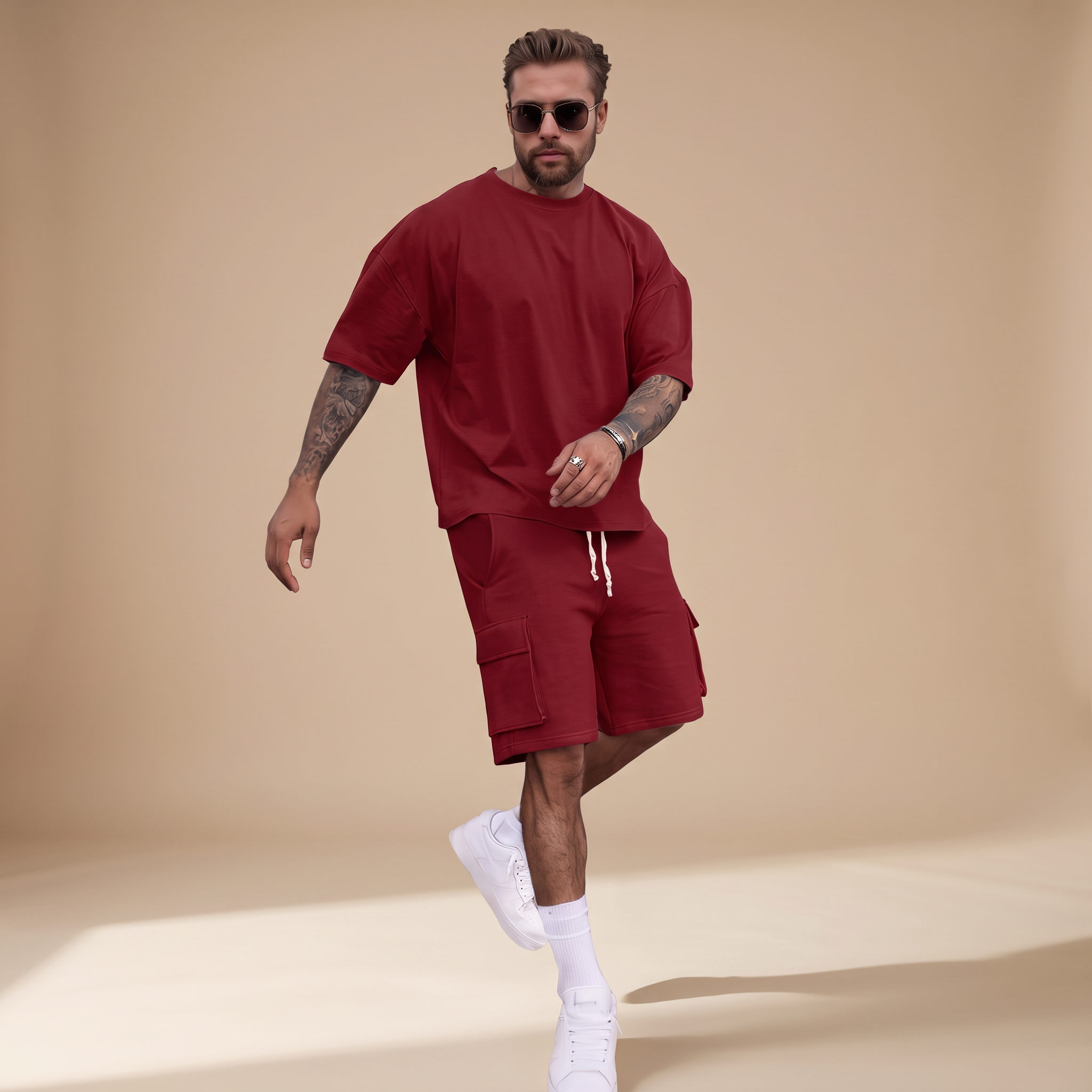 Robbins - Conjunto Transpirable Casual de 2 Piezas
