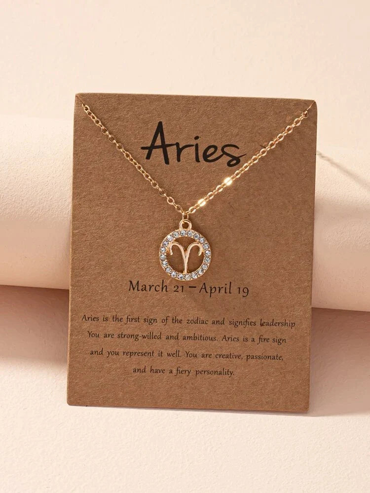 Collar de signo zodiacal - Collar de signo zodiacal Astrology Girl