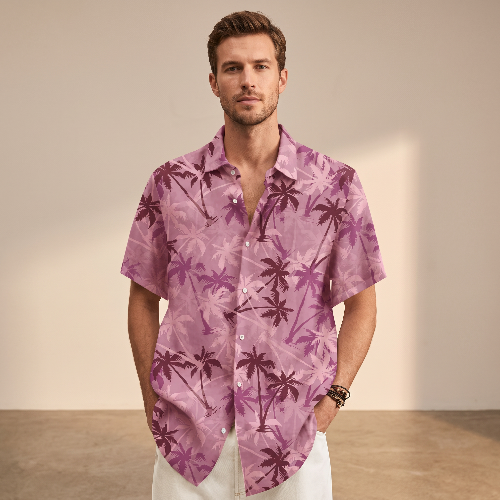 Jenson - Camisa Hawaiana Estampada
