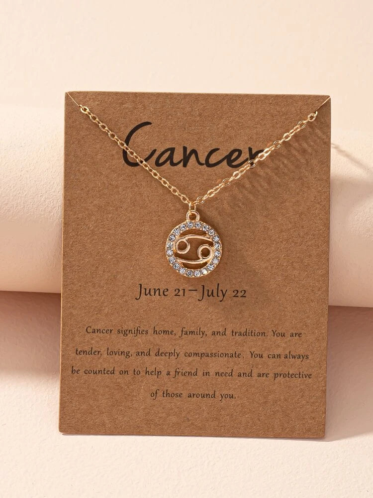 Collar de signo zodiacal - Collar de signo zodiacal Astrology Girl