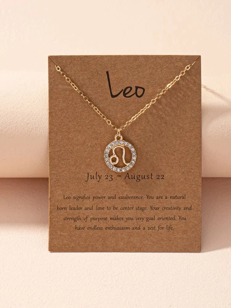 Collar de signo zodiacal - Collar de signo zodiacal Astrology Girl