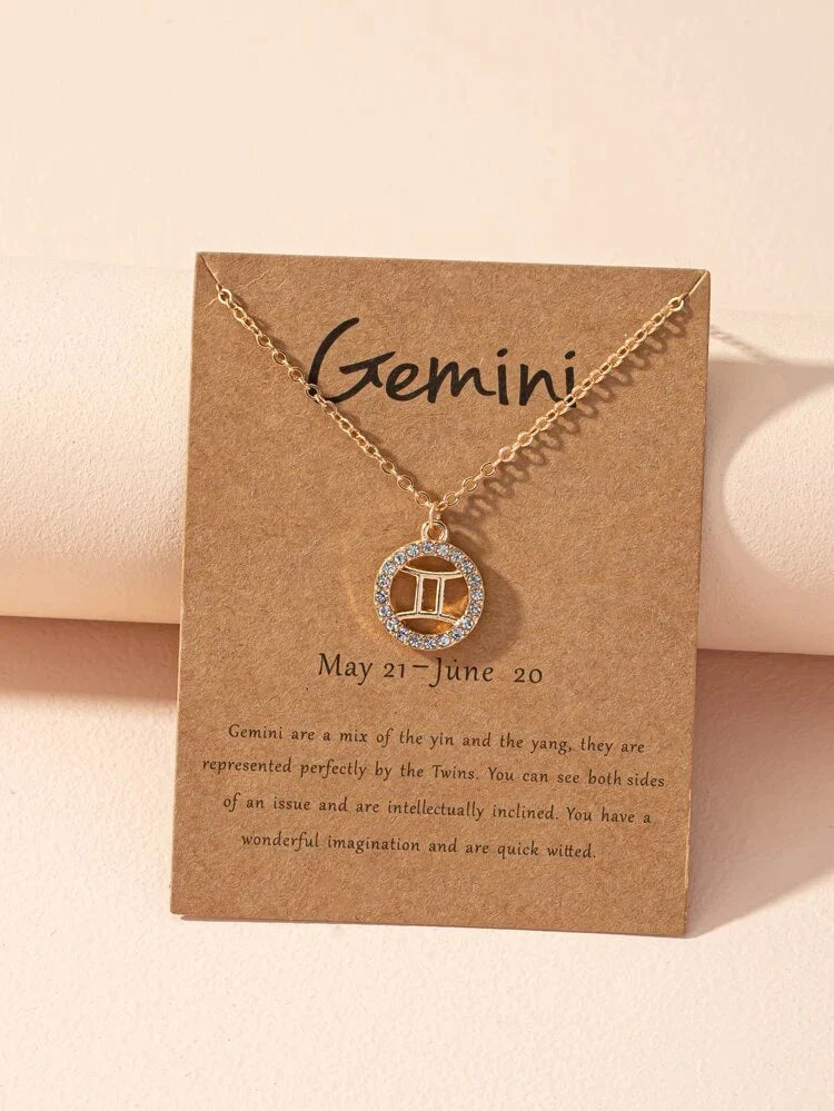 Collar de signo zodiacal - Collar de signo zodiacal Astrology Girl