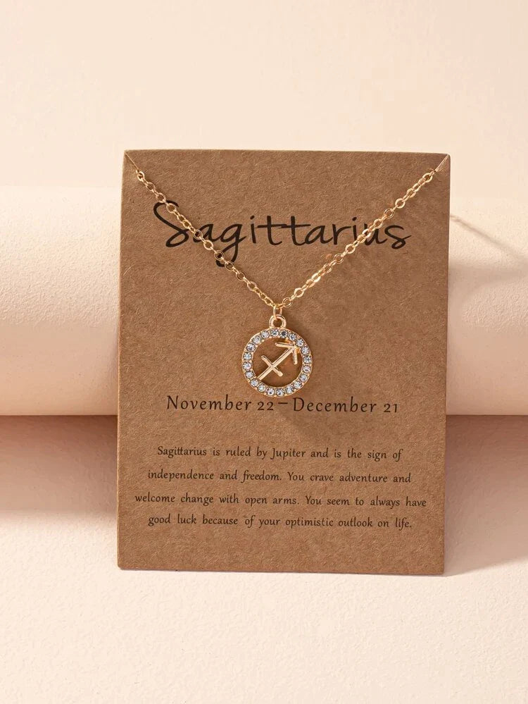 Collar de signo zodiacal - Collar de signo zodiacal Astrology Girl
