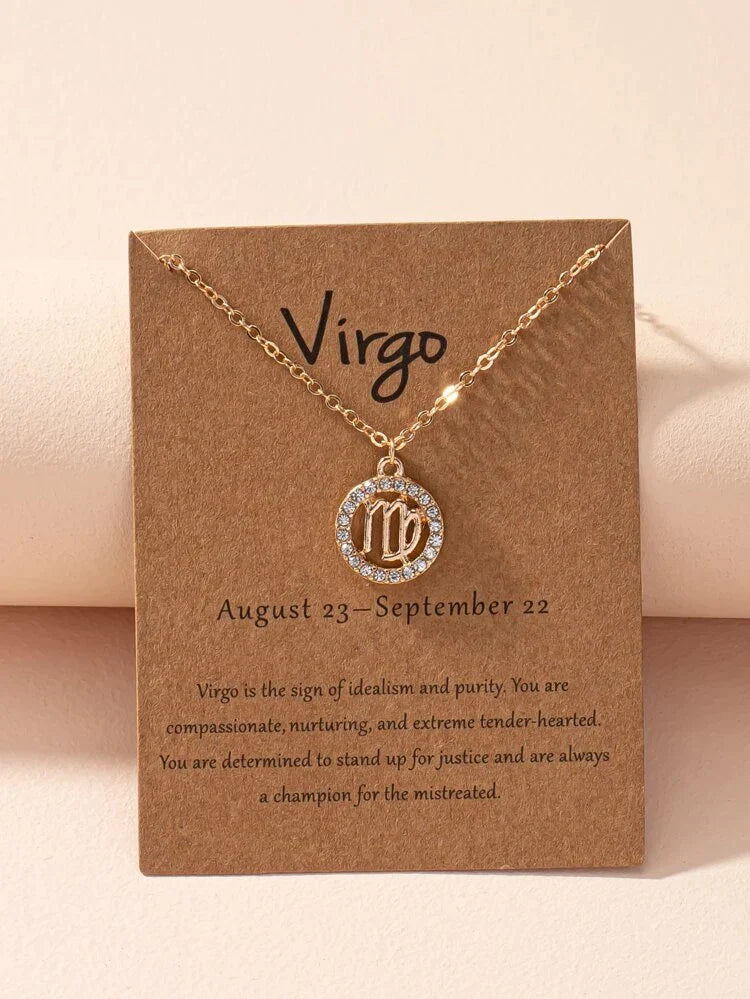 Collar de signo zodiacal - Collar de signo zodiacal Astrology Girl