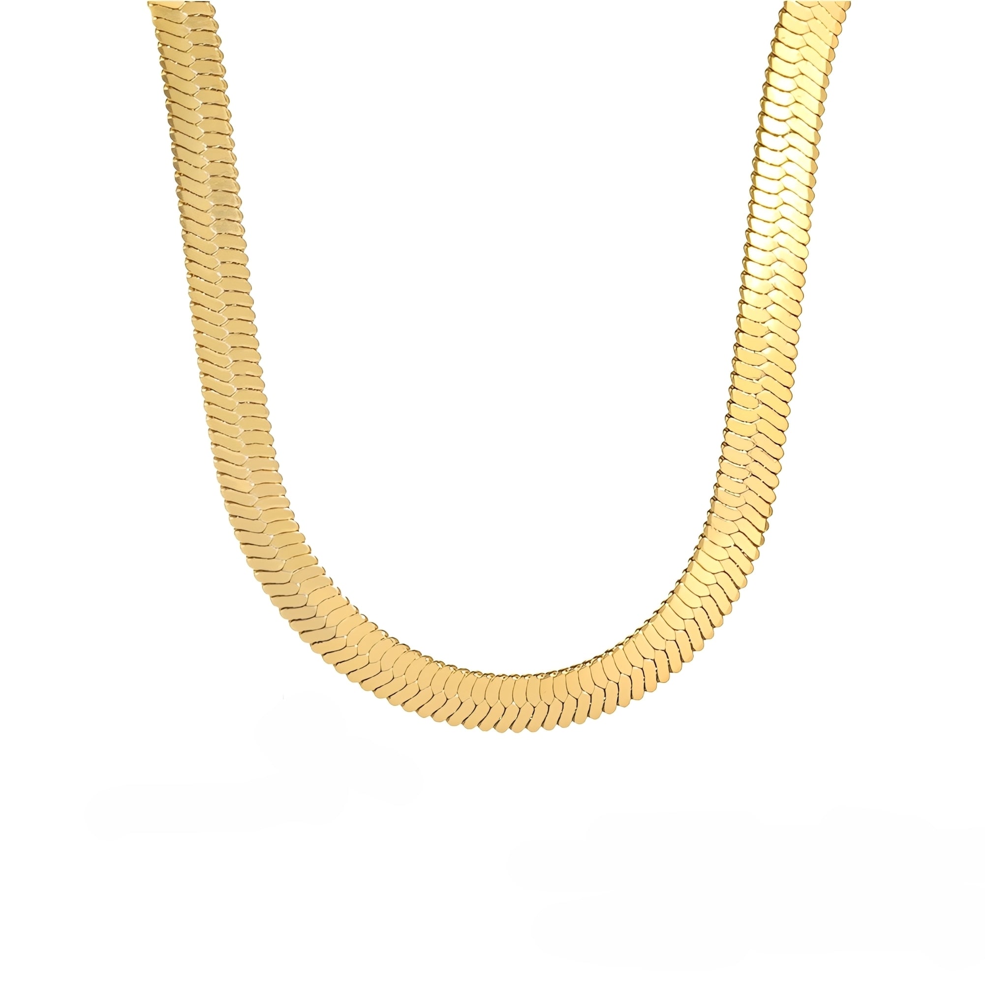 Naomie – Collar choker de cadena serpiente