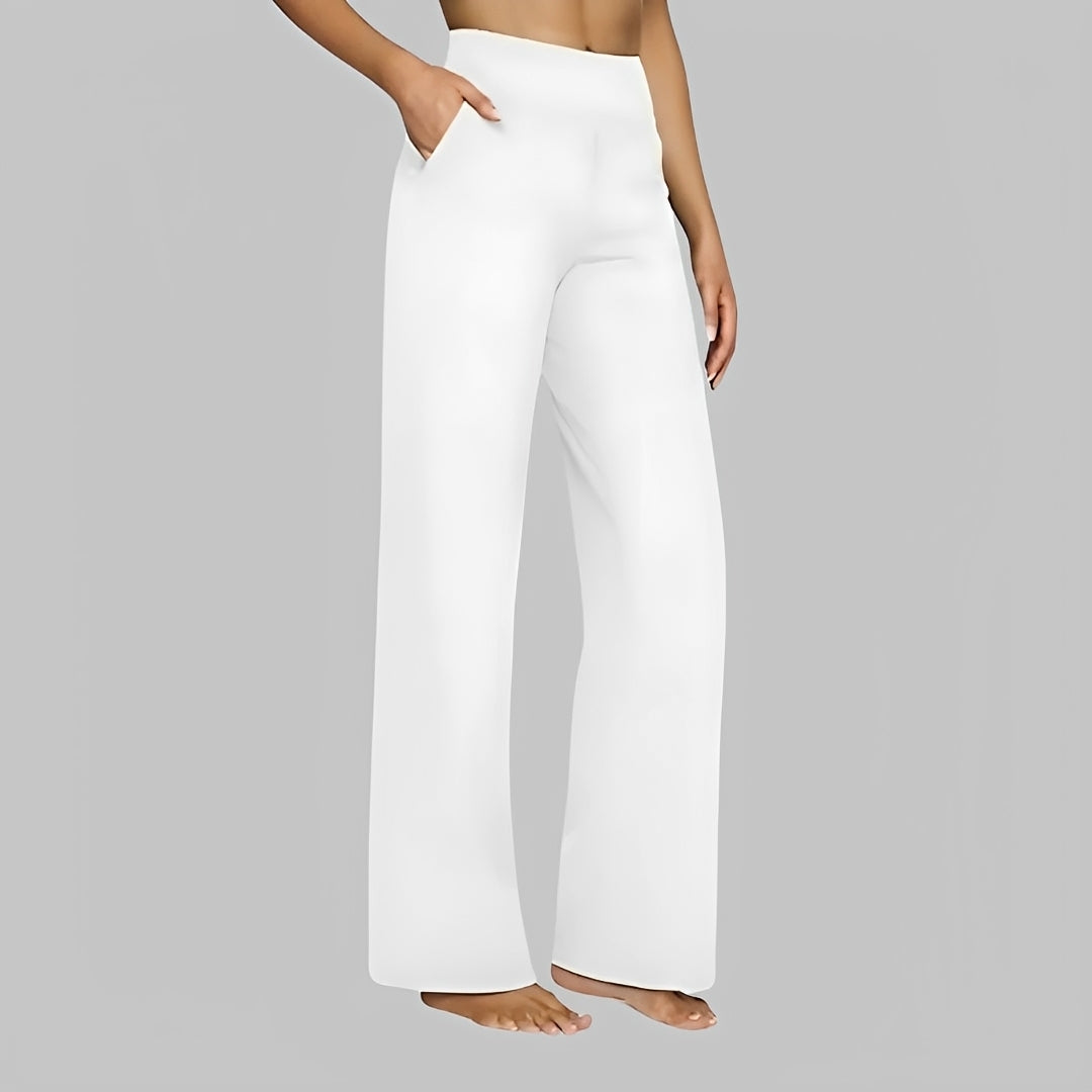 Salma - Pantalones de Tiro Alto Casuales