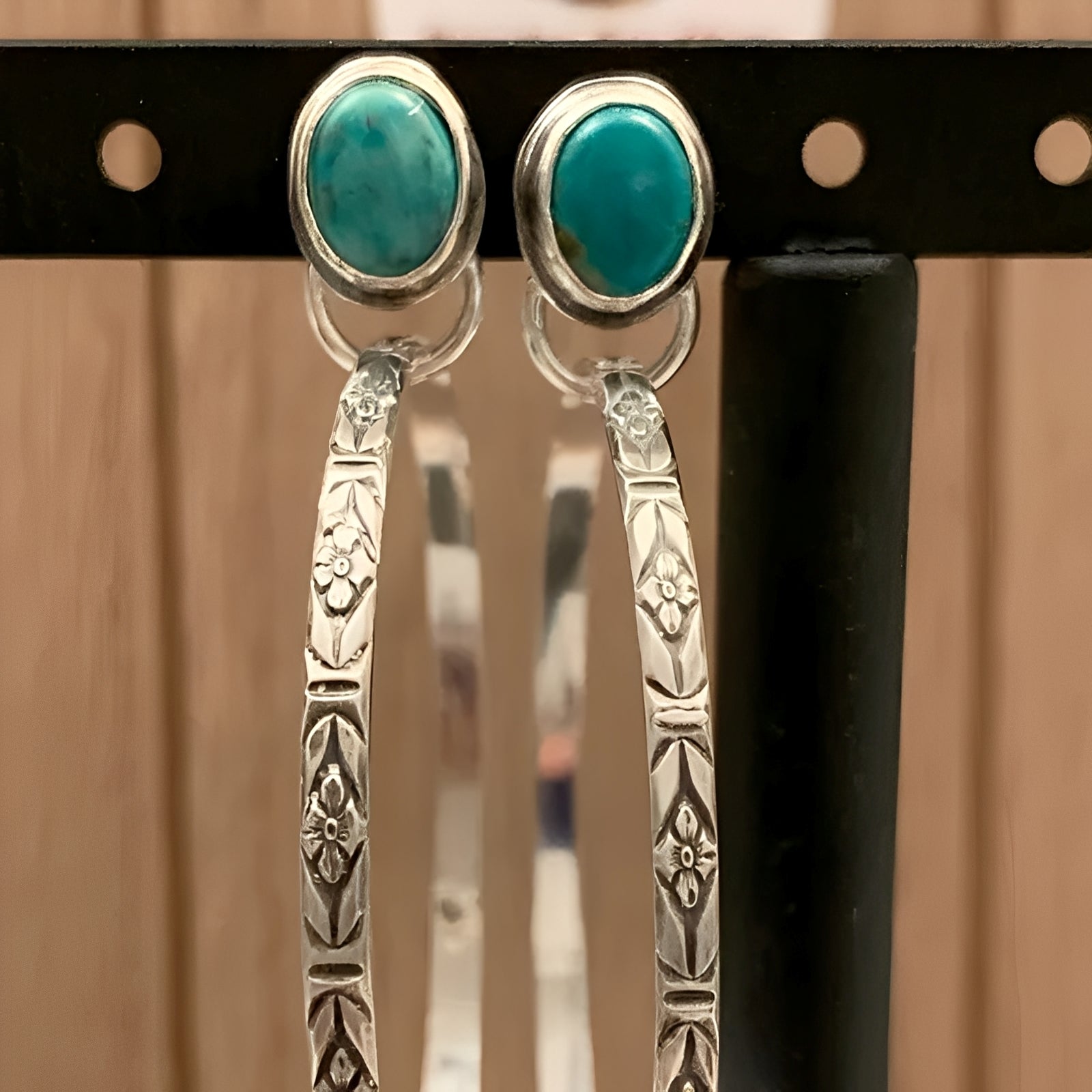 Issa – Pendientes boho vintage con ónice