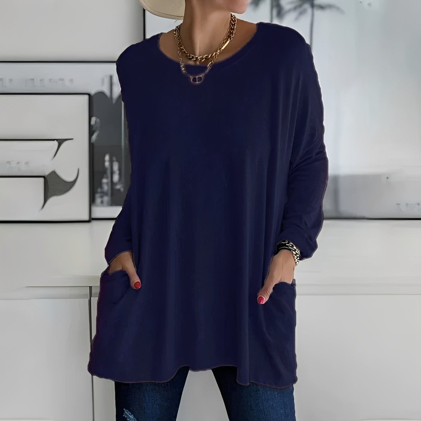 Chantelle - Camisa de Manga Larga con Bolsillos
