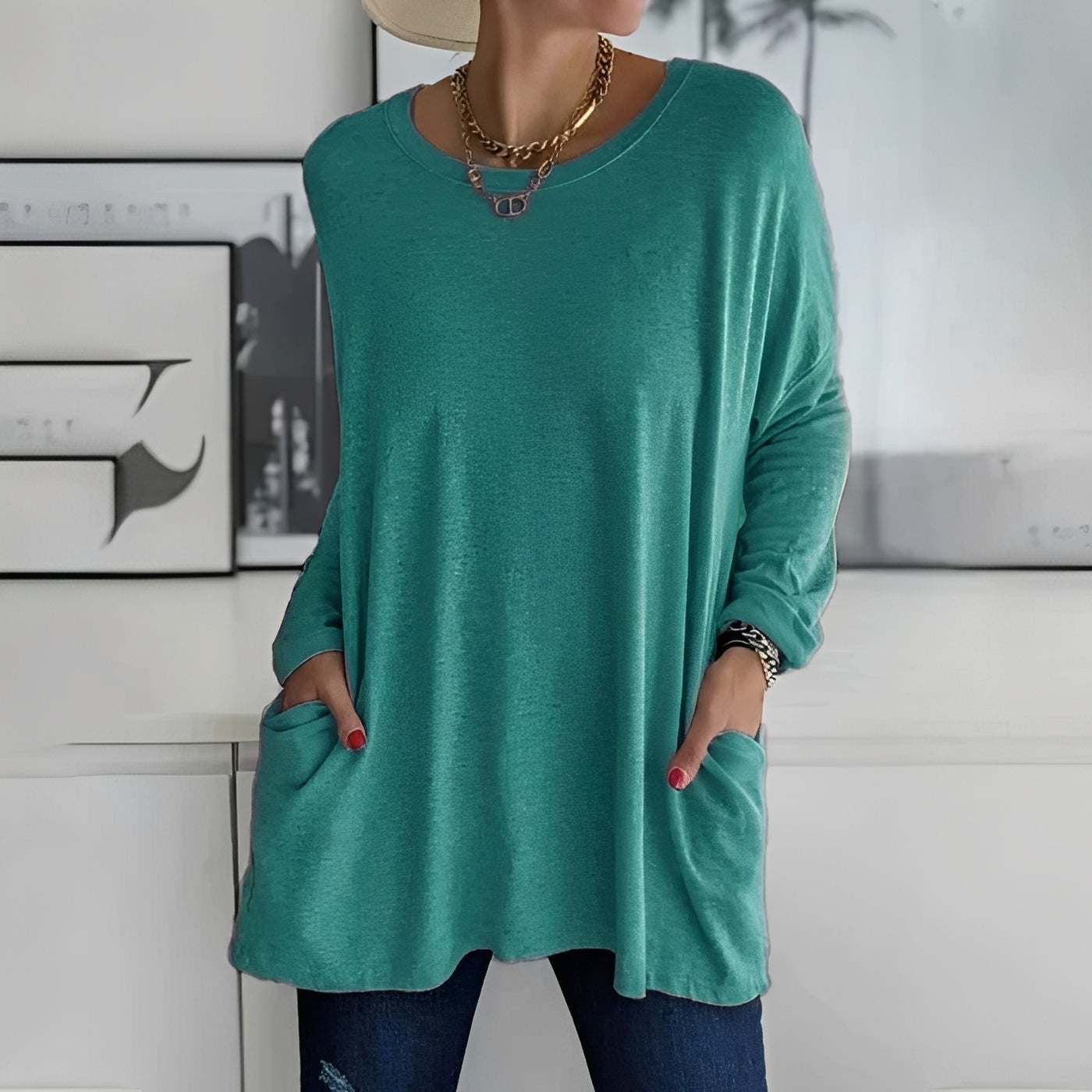 Chantelle - Camisa de Manga Larga con Bolsillos