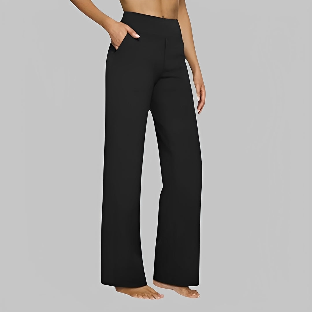 Salma - Pantalones de Tiro Alto Casuales