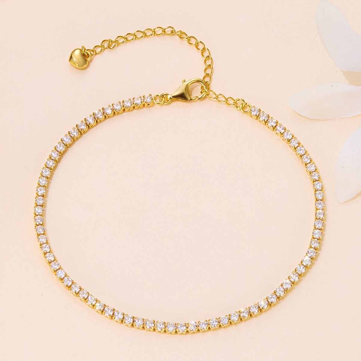 Cher – Pulsera elegante de circonitas
