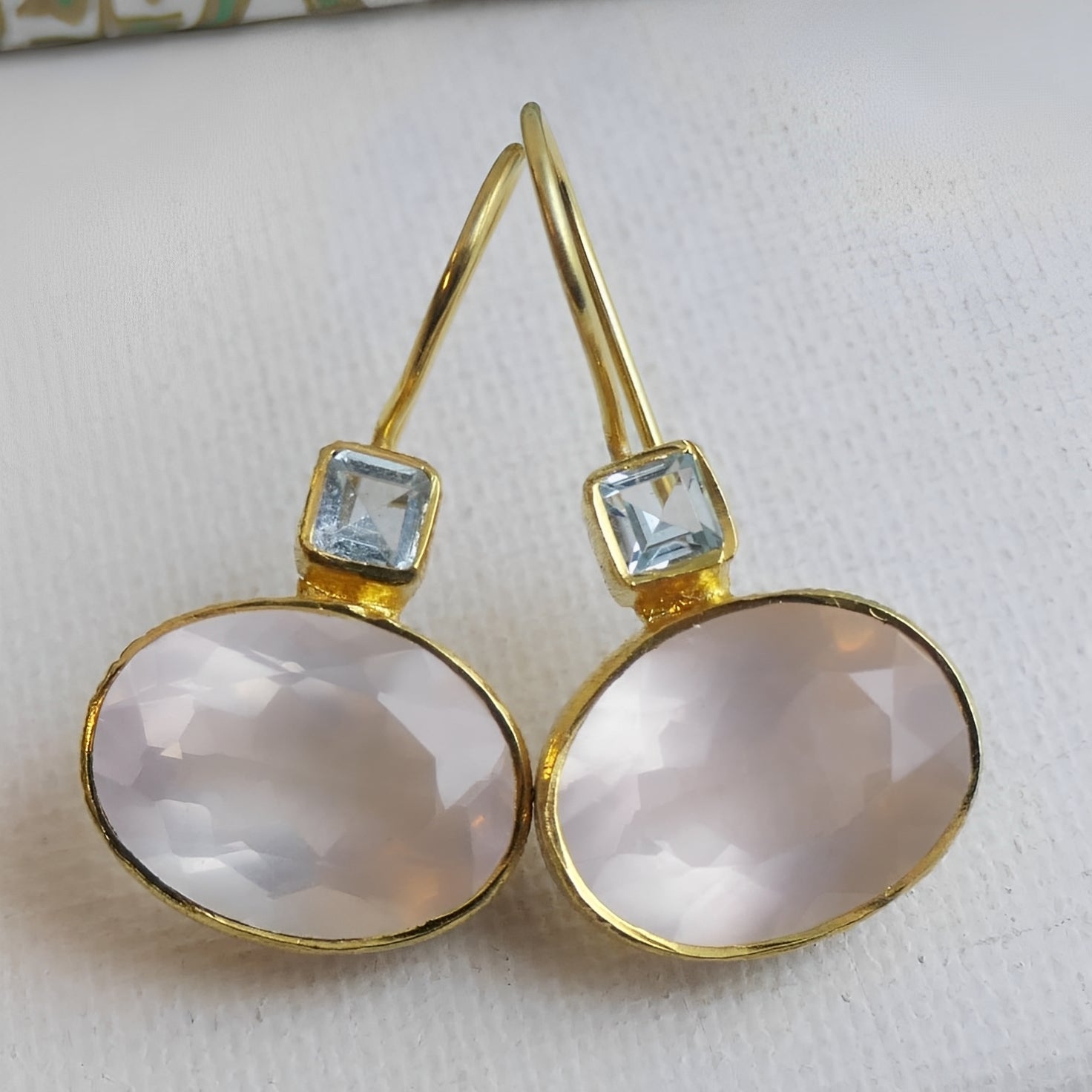 Esmeralda – Pendientes vintage con cristales verdes