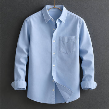 Barton - Camisa Formal de Manga Larga