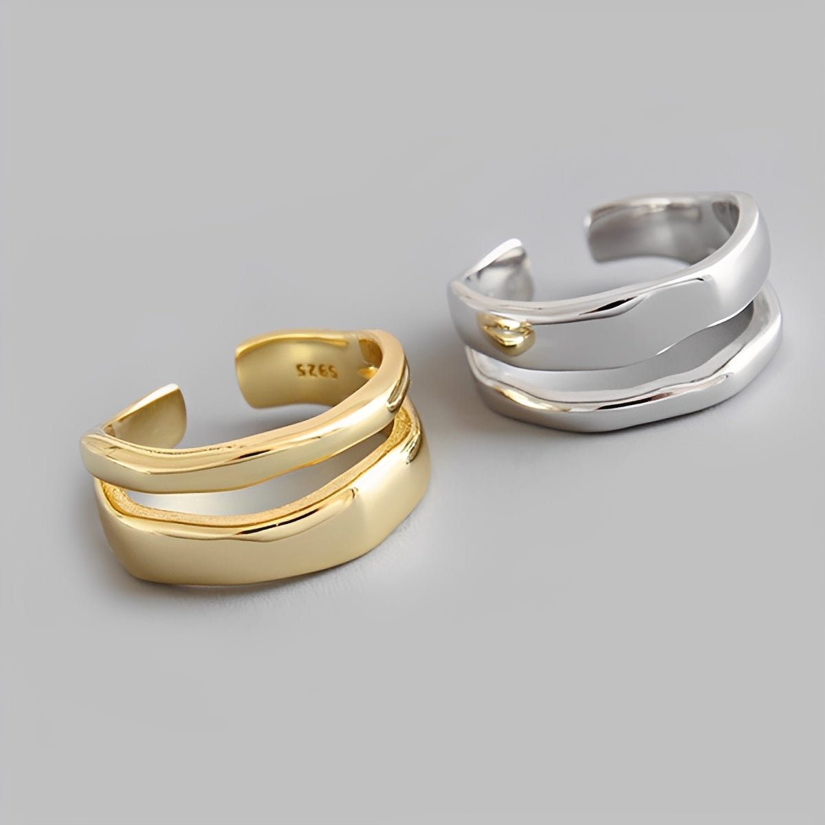 Ashley – Elegante anillo doble