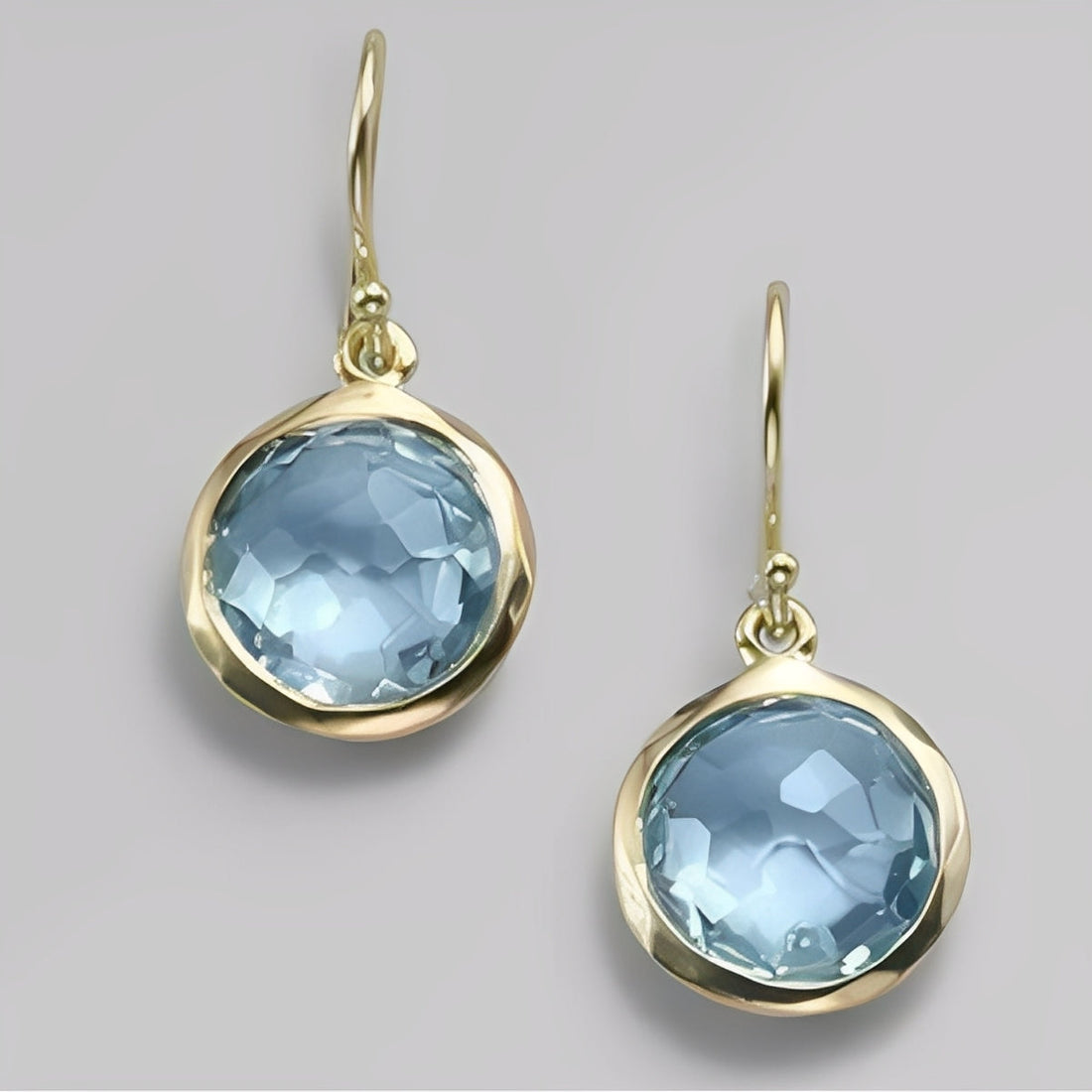 Azura – Pendientes de cristales azules vintage