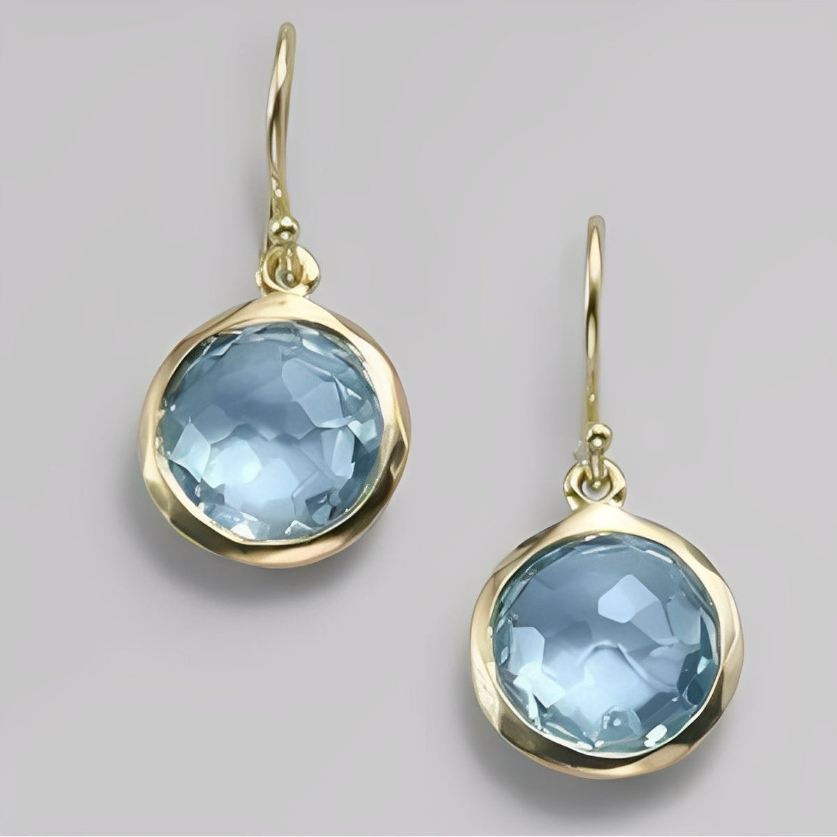 Azura – Pendientes de cristales azules vintage
