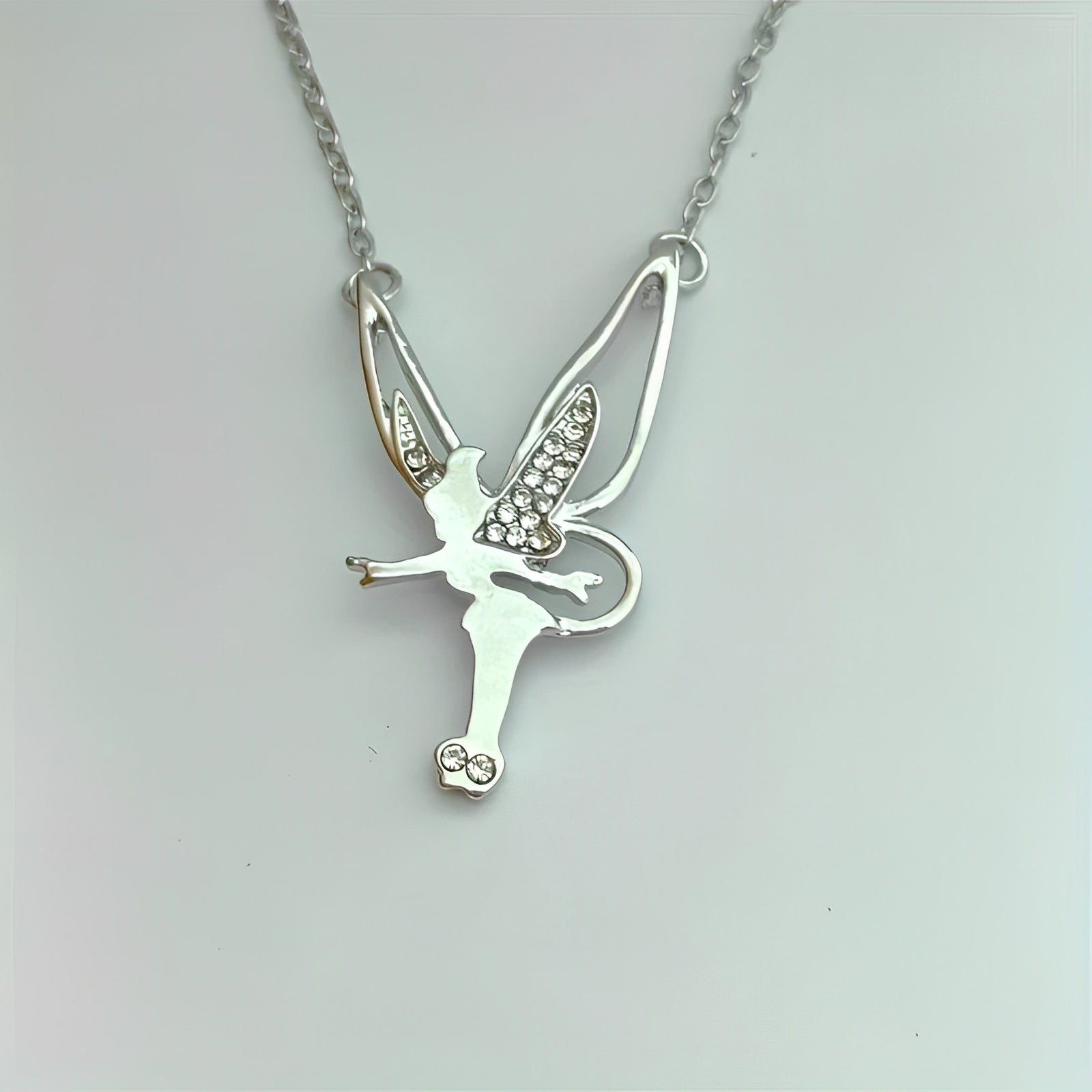 Charlie – Colgante de hada mágica de plata esterlina y oro