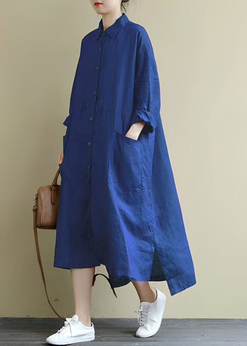 Monica - Vestido camisero casual para damas