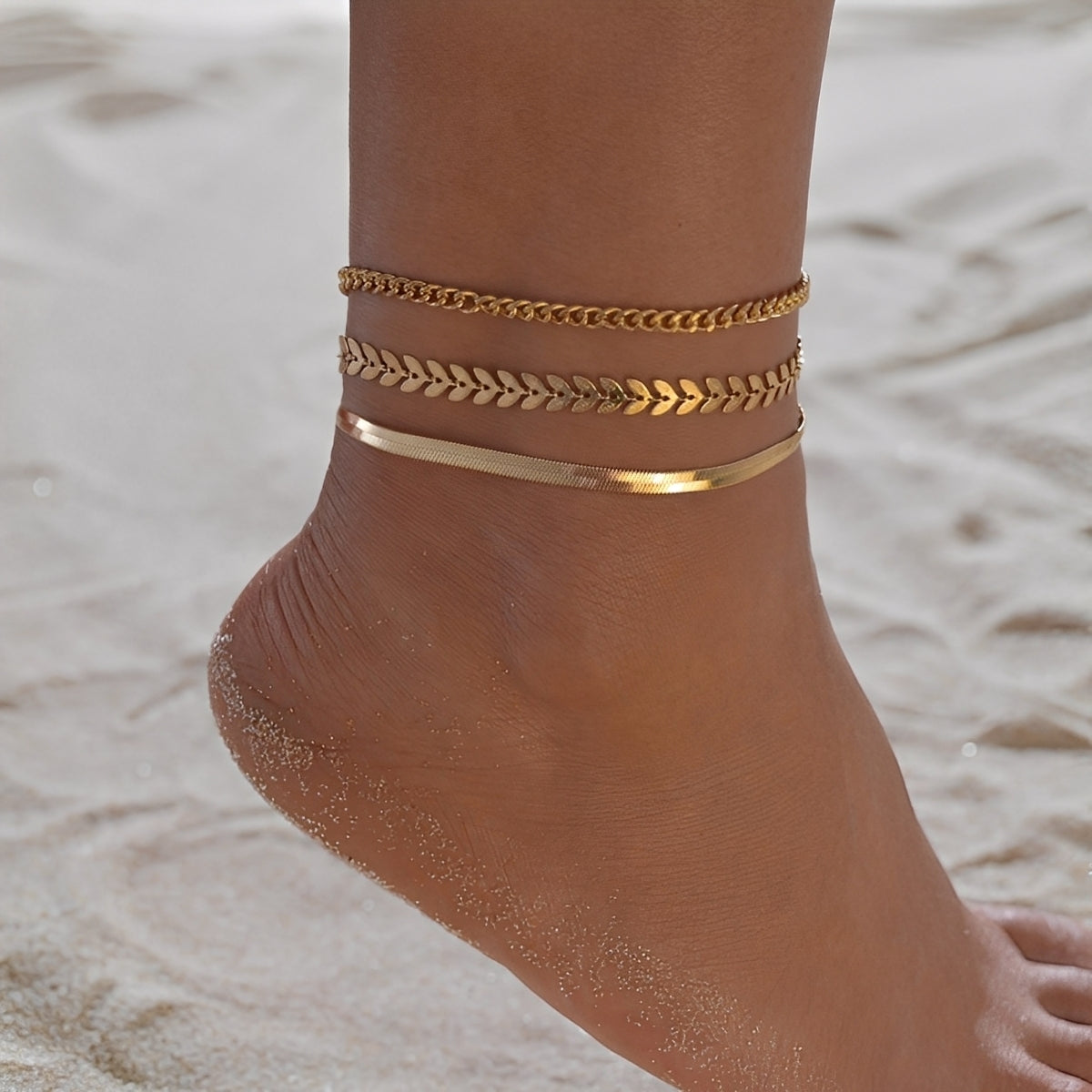 Odelia – Elegante tobillo dorado