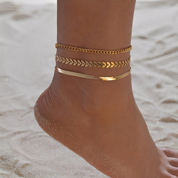 Odelia – Elegante tobillo dorado
