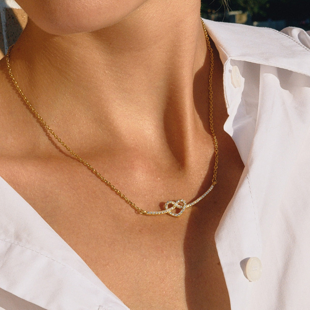 Valeria – Collar de Corazón Brillante