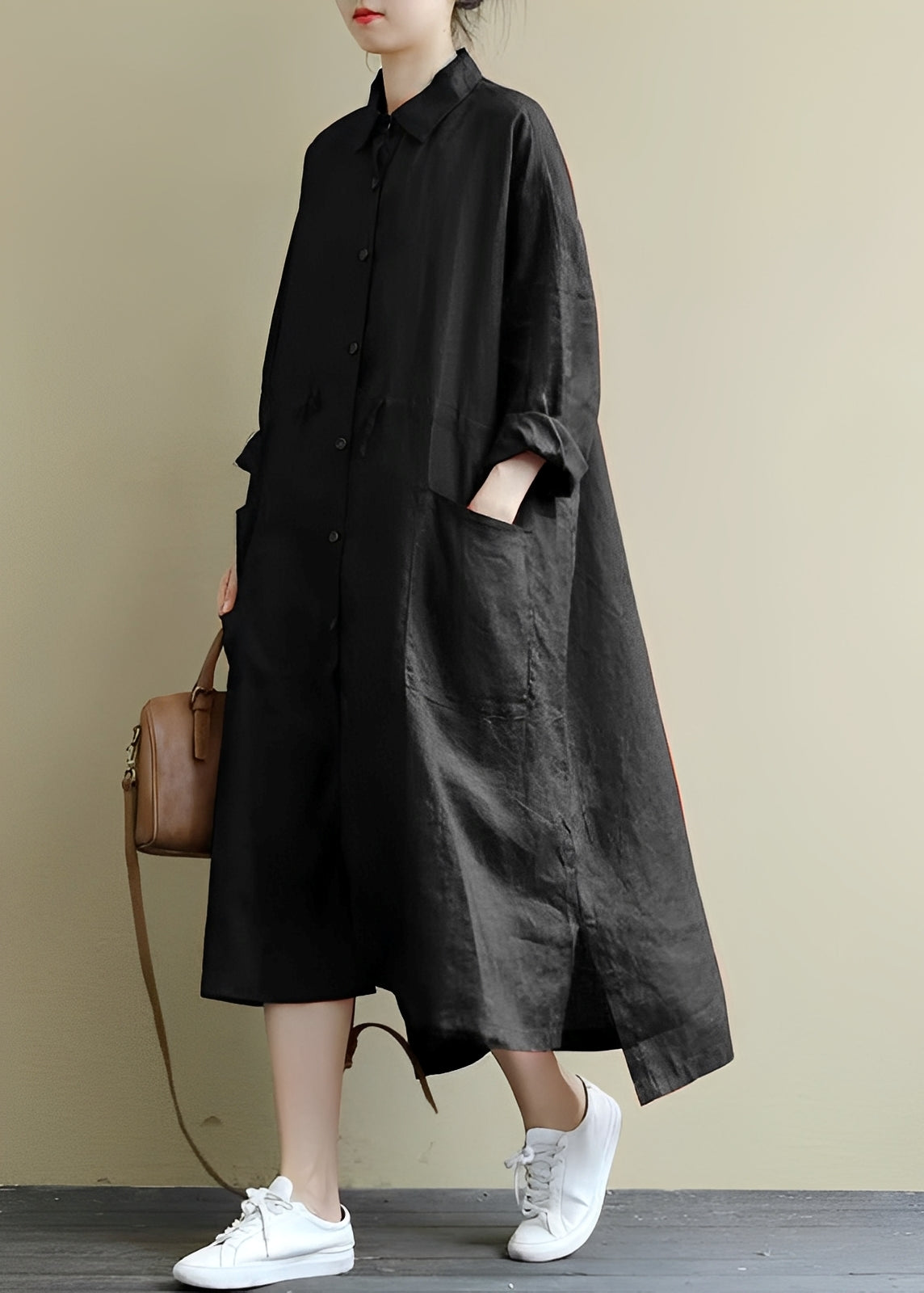 Monica - Vestido camisero casual para damas