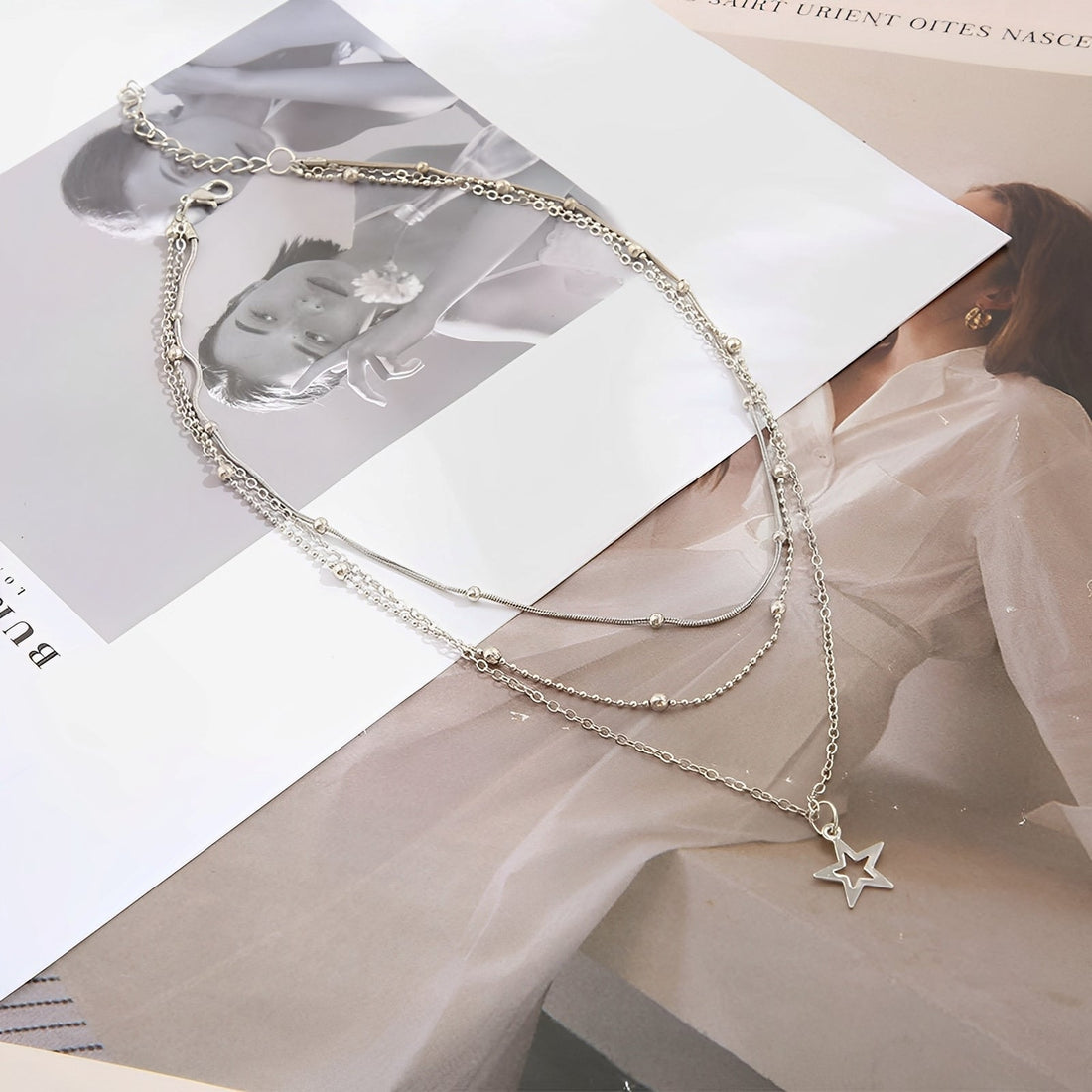 Elly – Collar de Plata Vintage con Estrella