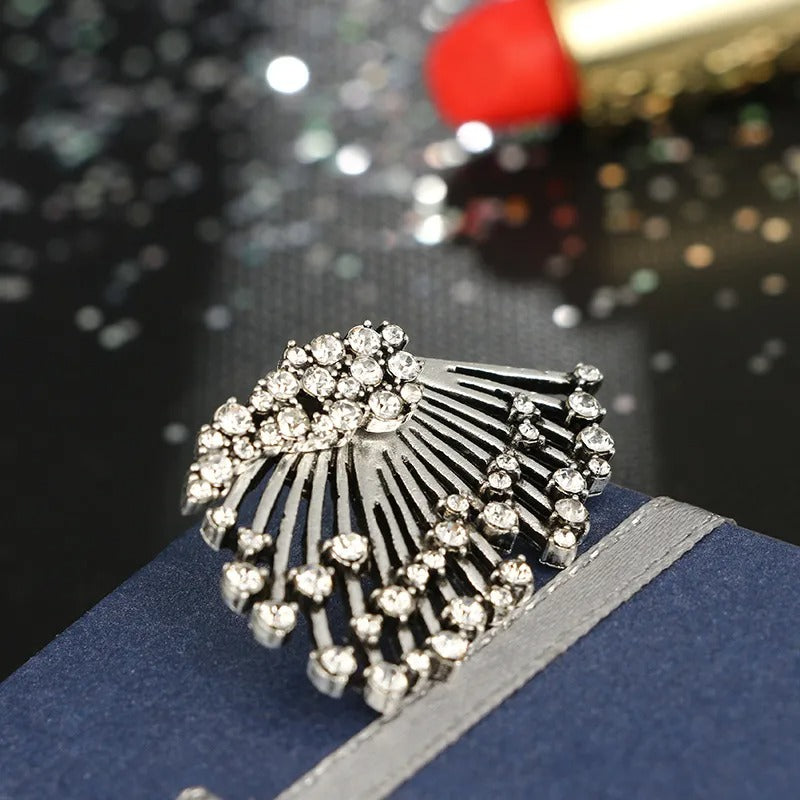 Aileen – Pendientes asimétricos con diamantes