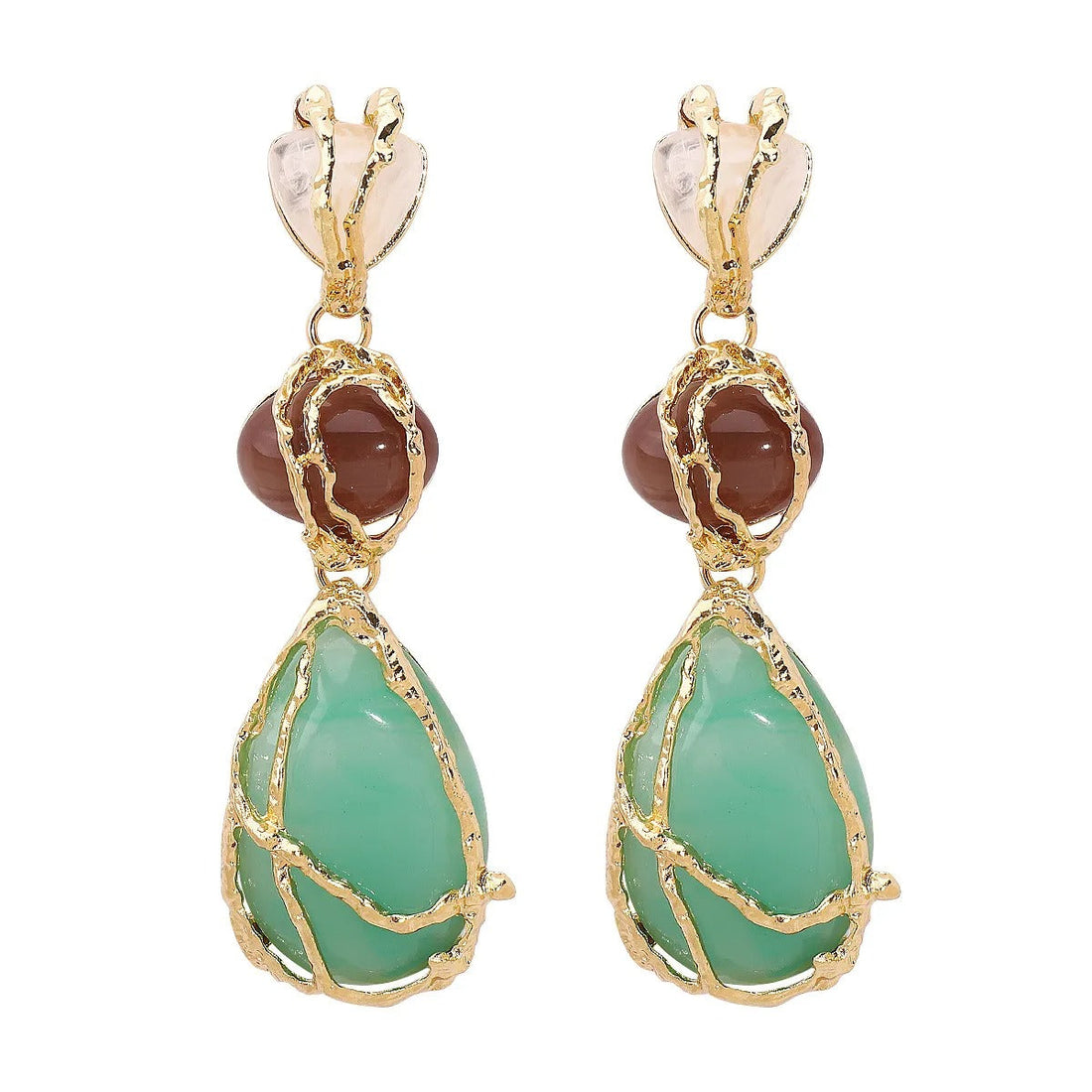 Syra – Pendientes de gota de red elegantes